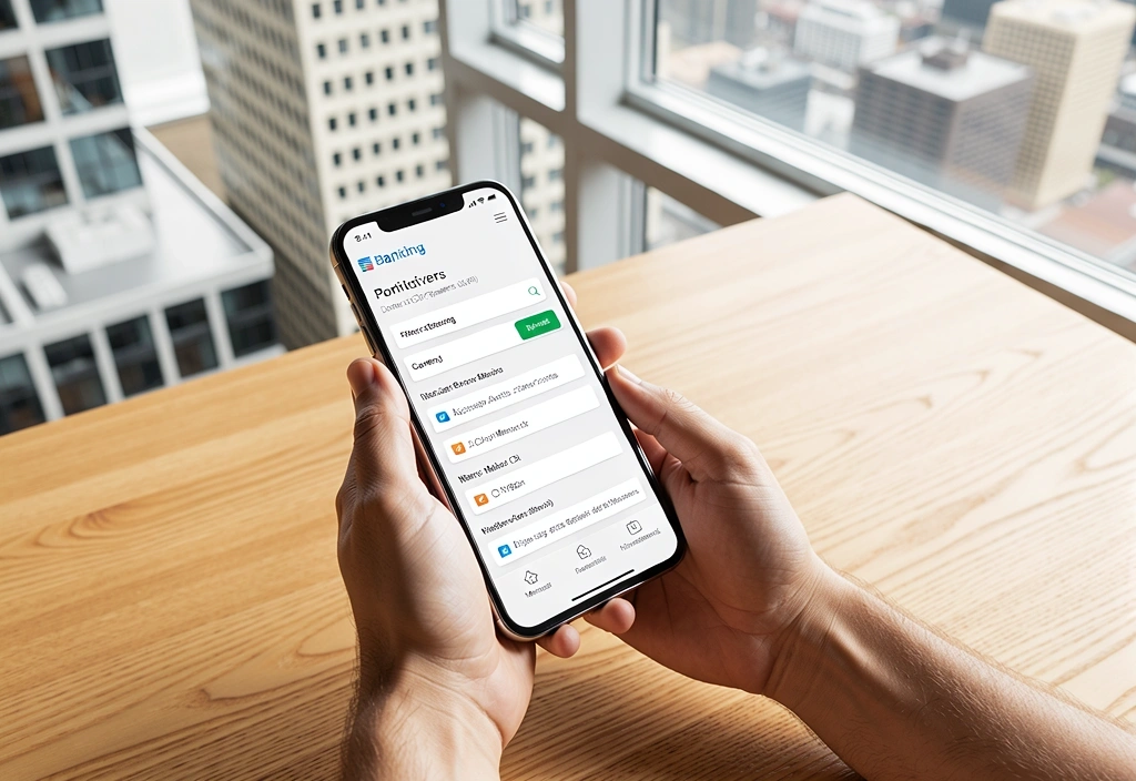 Mobile banking interface